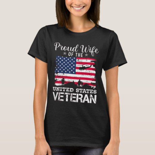 Proud Wife Of The United States Veteran Shirt