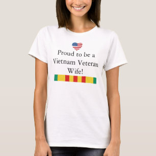 Proud Wife of Vietnam Veteran T-shirt