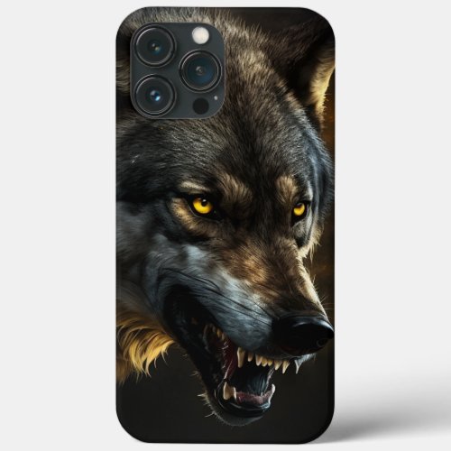 Proud Wolf iPhone Case