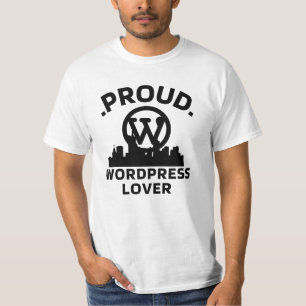 Proud WordPress Lover White T-shirt For Men