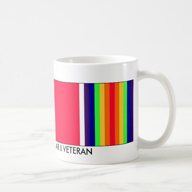 PROUD WORLD WAR II VETERAN COFFEE MUG (Right)
