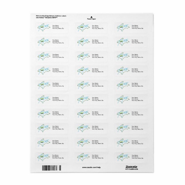 Proud Yooper Return Address Label (Full Sheet)