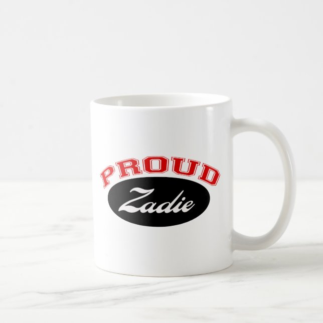 Proud Zadie Coffee Mug (Right)