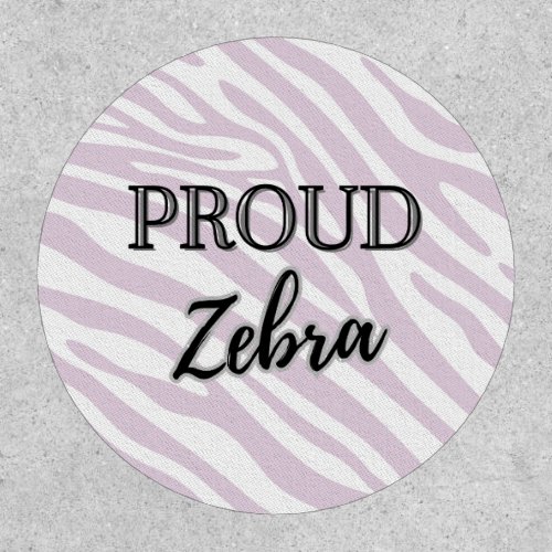 Proud Zebra Rare Disease Patch