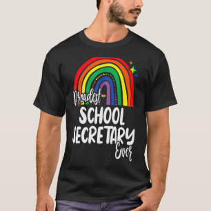 Proudest School Secretary Ever I Promise To Teach  T-Shirt