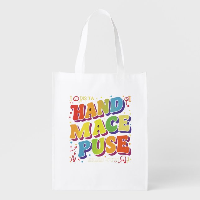 Proudly American Made Grocery Bag (Front)