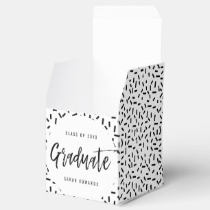 Proudly Brushed Graduation Party Favor Box