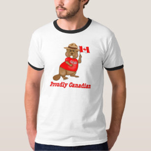 Proudly Canadian Beaver T-Shirt