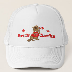 Proudly Canadian Beaver Trucker Hat