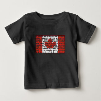 Proudly Canadian, True North Strong And Free! Baby T-Shirt
