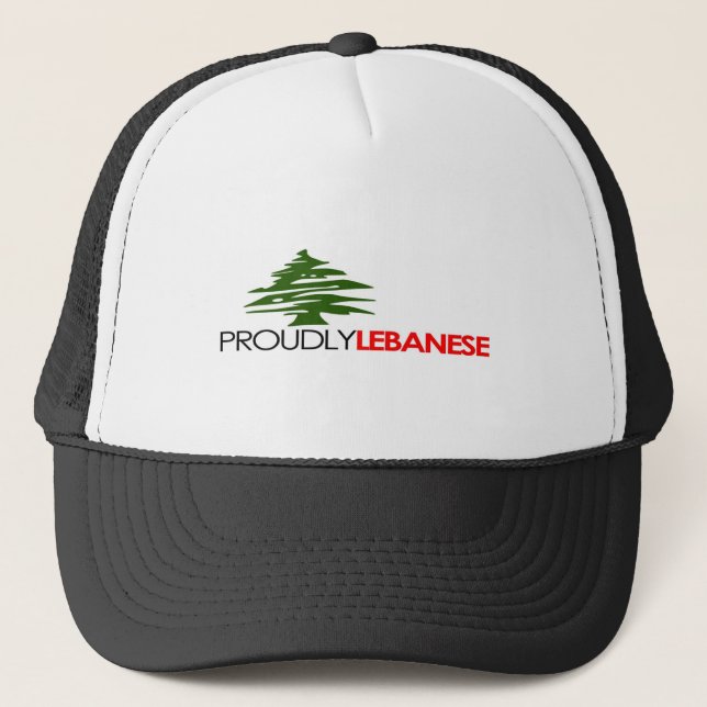Proudly Lebanese Hat (Front)