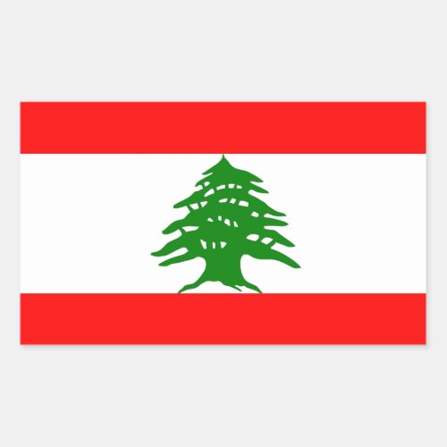 Proudly Lebanese _ Proud To Be Lebanese _ Lebanon Rectangular Sticker