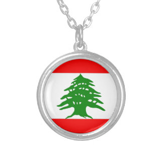 Proudly Lebanese - Proud To Be Lebanese - Lebanon Silver Plated Necklace