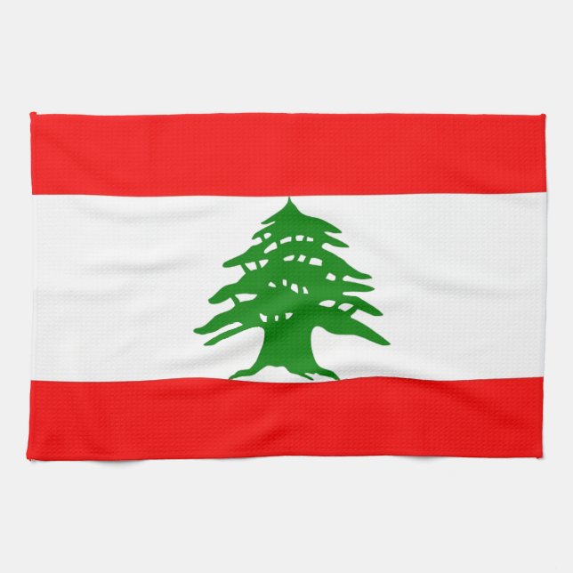 Proudly Lebanese - Proud To Be Lebanese - Lebanon Towel (Horizontal)
