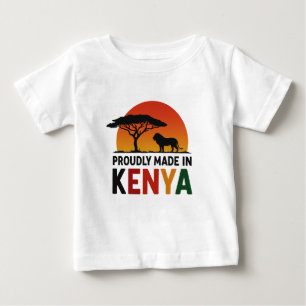 Proudly Made in Kenya African Safari Baby T-Shirt