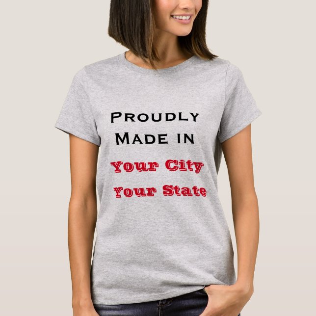 Proudly Made in Maternity T-Shirt (Front)