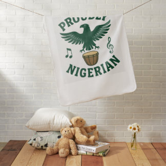 Proudly Nigerian Baby Blanket