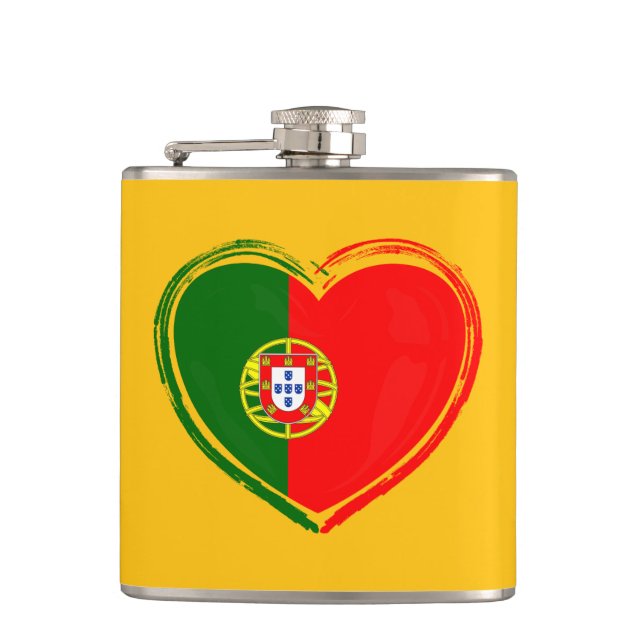 Proudly Portuguese Flask (Front)