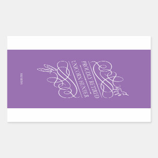 Proudly Retired Unicorn Hunter Sticker