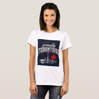 Proudly Torontoise Toronto Skyline Canada T-Shirt