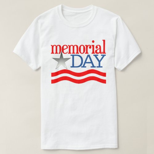 Proudly Wave Memorial Day T_Shirt