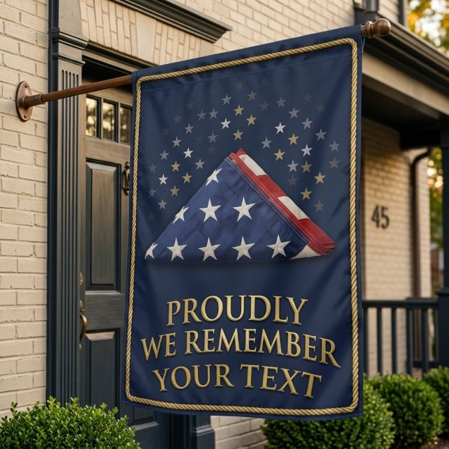 Proudly We Remember Custom House Flag (Creator Uploaded)