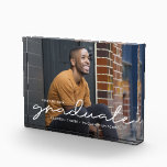 Proudly Written Editable Color Graduation Keepsake Acrylic Award<br><div class="desc">Great keepsake to remember this special milestone in life. Matching items can be found on our website: www.berryberrysweet.com or upon request.</div>