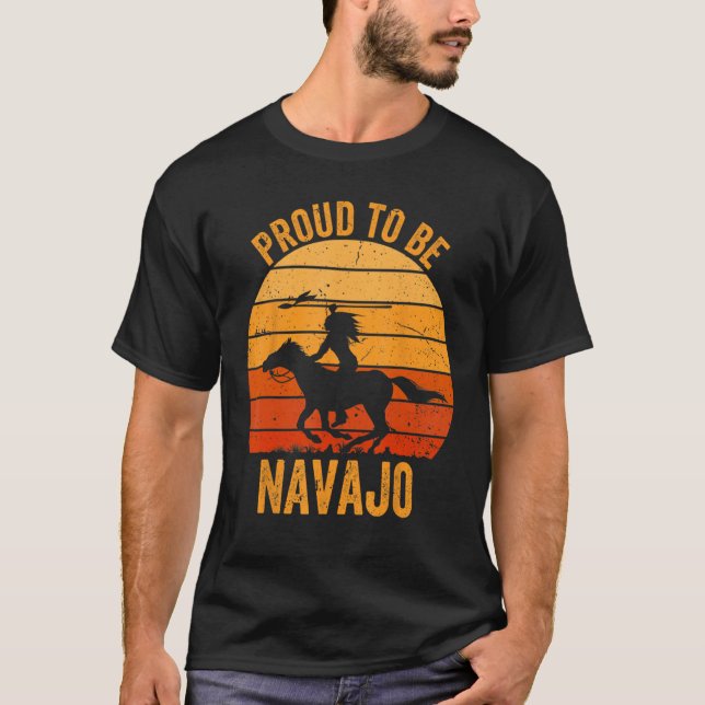 Prouds To Be Navajos Native Indigenous Peoples Day T-Shirt (Front)