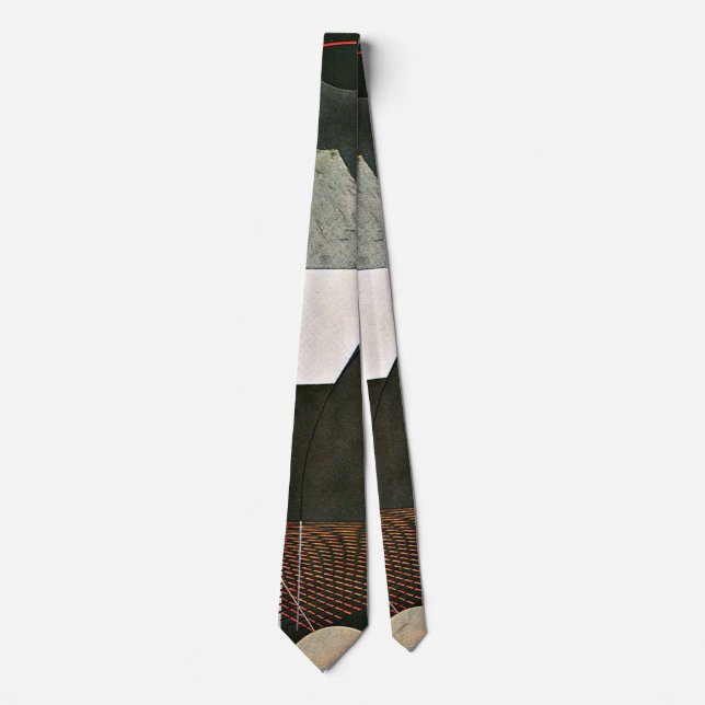 Proun 99, abstract artwork by El Lissitzky Neck Tie (Front)