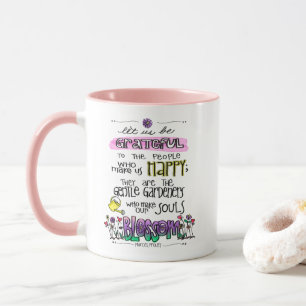 Proust Quote Let Us Be Grateful Two-Tone Mug