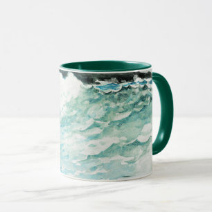 Prouts Neck, fine art painting by Winslow Homer, Mug