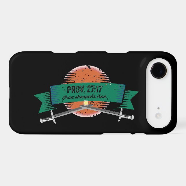 Prov. 27:17 Iron Sharpens Iron  Case-Mate iPhone Case (Back (Horizontal))