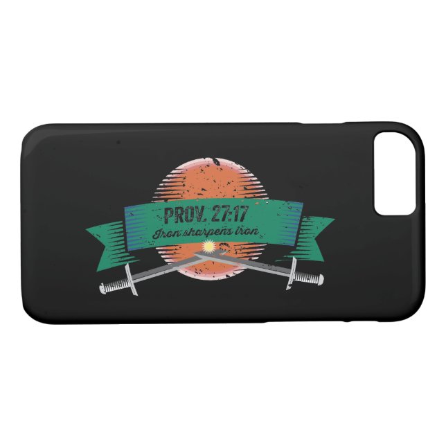 Prov. 27:17 Iron Sharpens Iron  Case-Mate iPhone Case (Back (Horizontal))