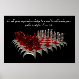 Prov 3:6: in all your ways acknowledge him poster