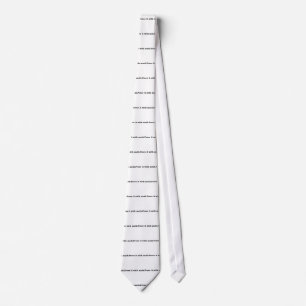 prove it with math neck tie