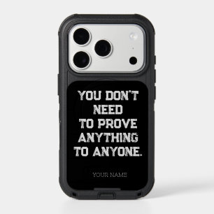 Prove Nothing Custom Name Dark OtterBox Case
