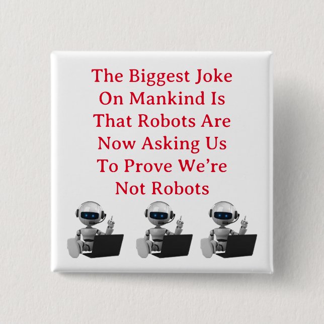 Prove You’re Human Button (Front)