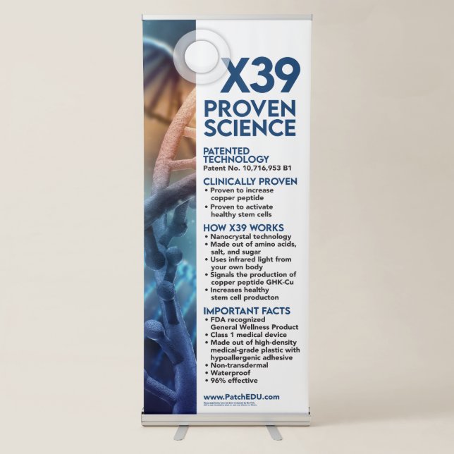 Proven Science and Facts Banner (Front)