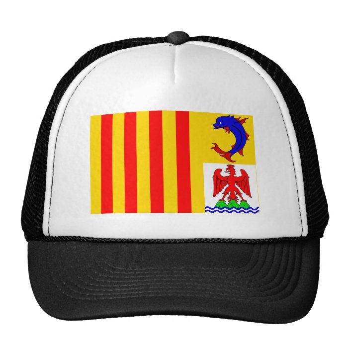 Provence Alpes Côte d'Azur flag Mesh Hats