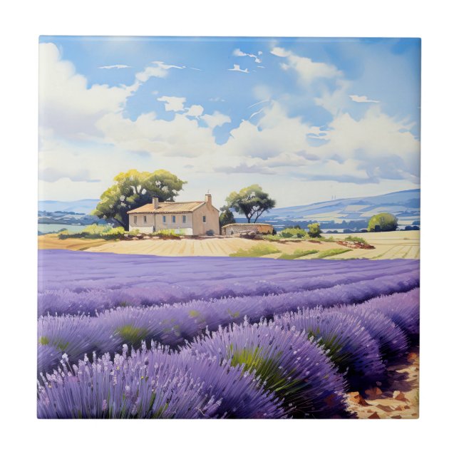 Provence Ceramic Tile (Front)