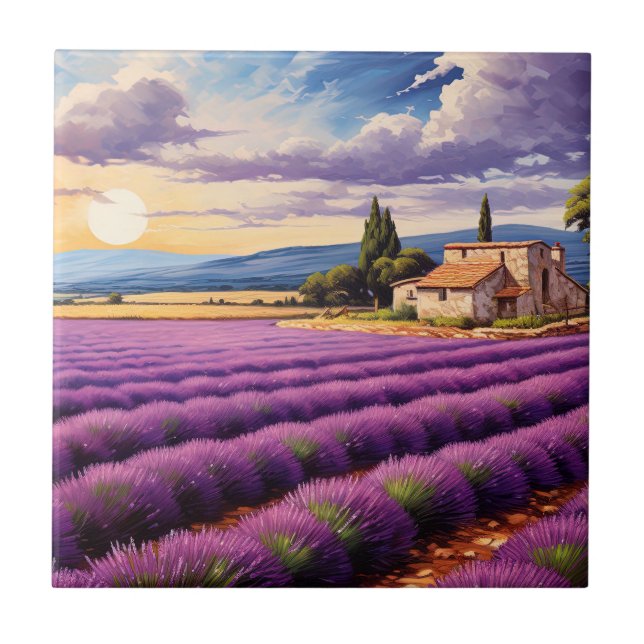 Provence Ceramic Tile (Front)