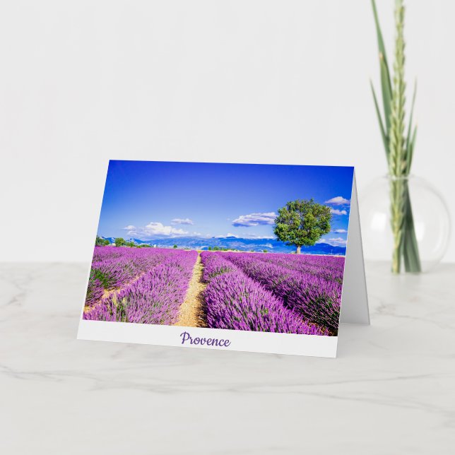 Provence Foil Greeting Card (Front)