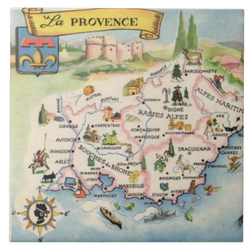 Provence France Ceramic Tile