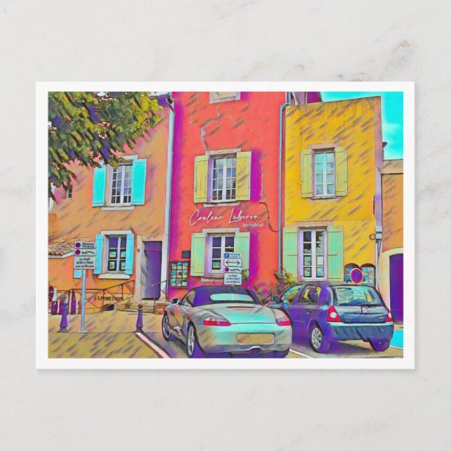 PROVENCE, FRANCE/ COLORFUL BUILDINGS POSTCARD (Front)