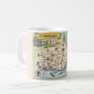 Provence France Map Mug