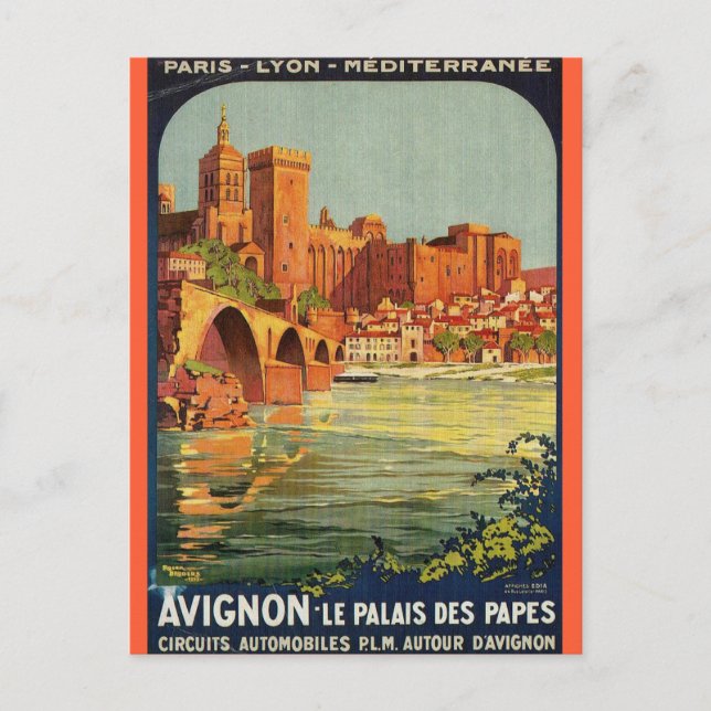 Provence France Postcard  (Front)