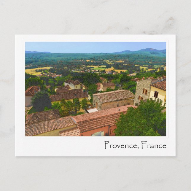 Provence France Postcard (Front)