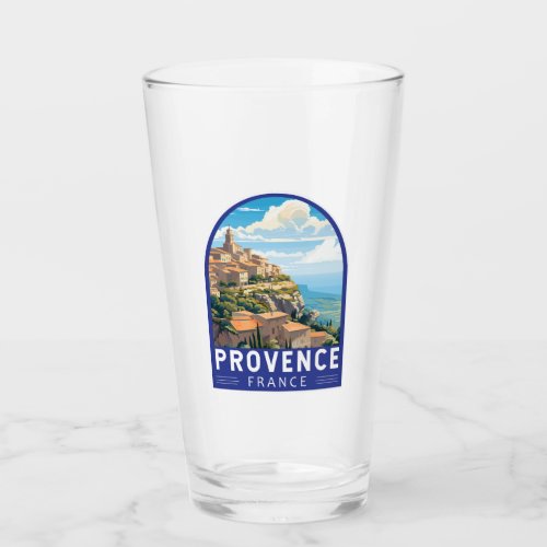 Provence France Travel Art Vintage Glass