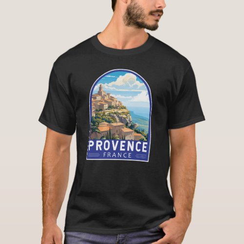 Provence France Travel Art Vintage T_Shirt