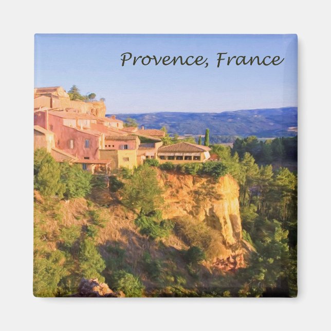 Provence, France Village Magnet (Front)